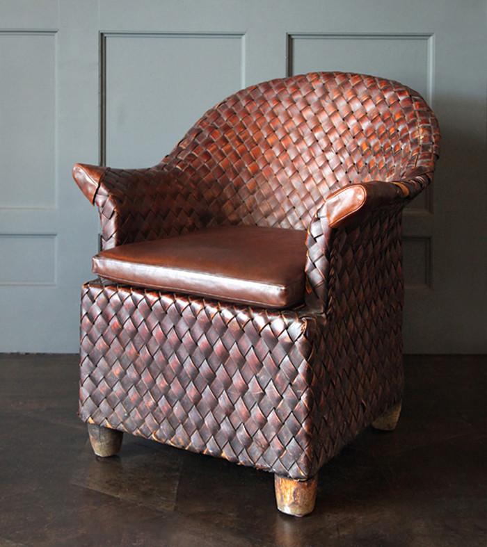 Pair of Banana Leaf Club Chairs