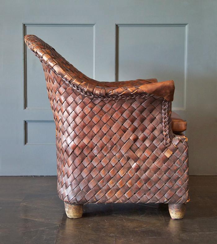 Pair of Banana Leaf Club Chairs