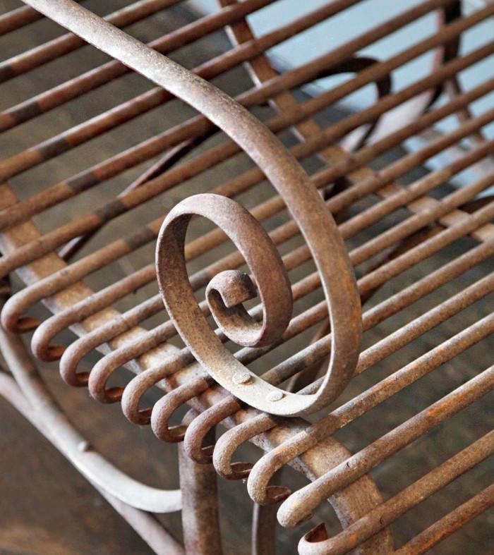 Pair of Iron Garden Armchairs