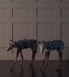 Kevin Lockau, Pair of Coyote Sculptures