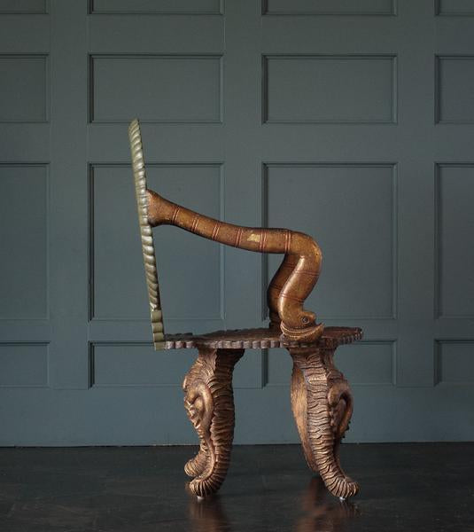 Set of Four Grotto Arm Chairs