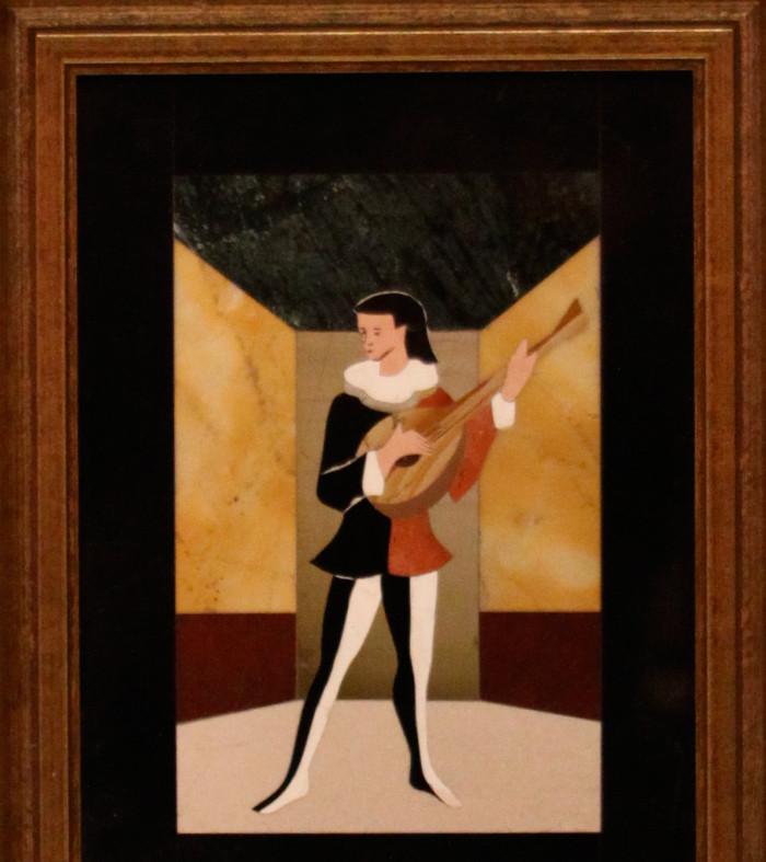 Pietra Dura Inlaid Mandolin