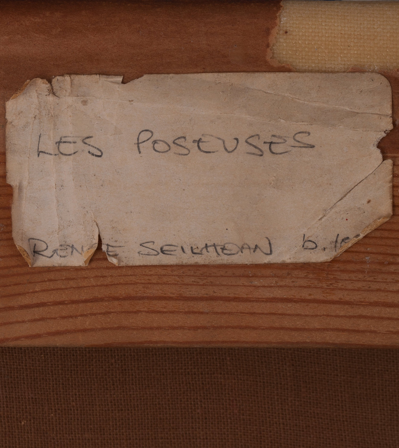 Figural Paintings on Canvas, by Renee Seilhean (1897-1990)