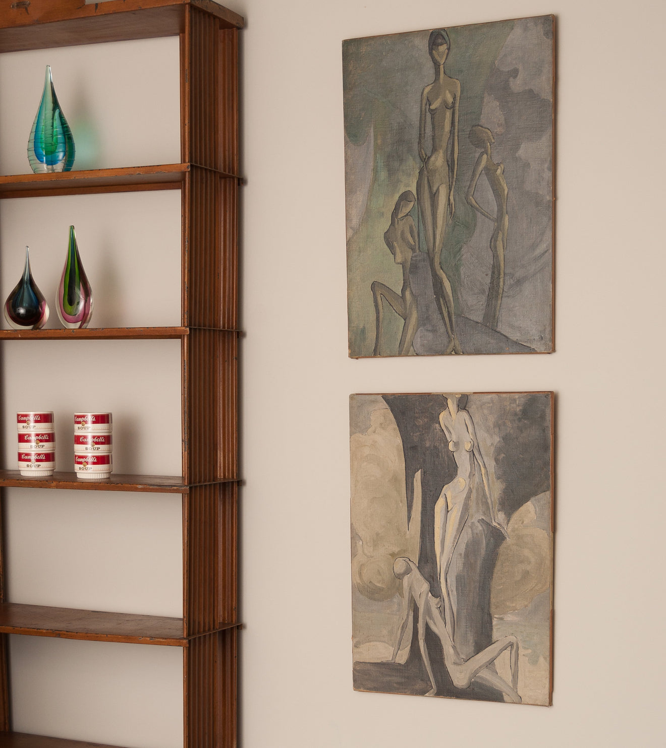 Figural Paintings on Canvas, by Renee Seilhean (1897-1990)