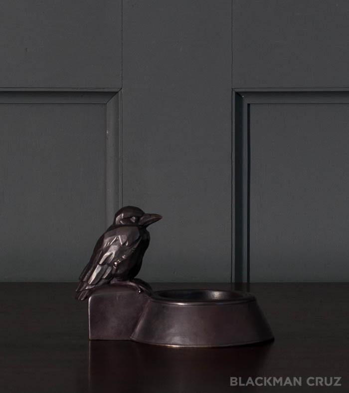 Raven Ashtray by Jane Hallworth