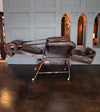 Adjustable Leather Chaise