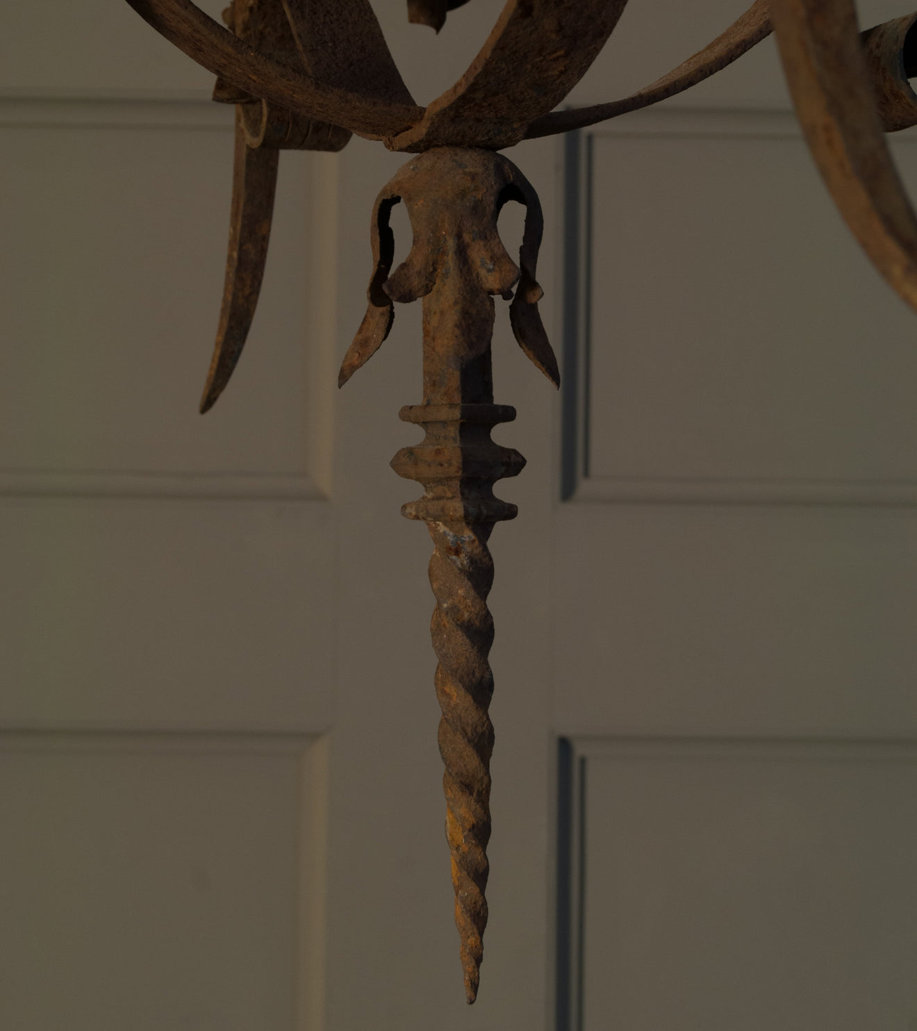 Spanish Revival Wrought Iron Lantern