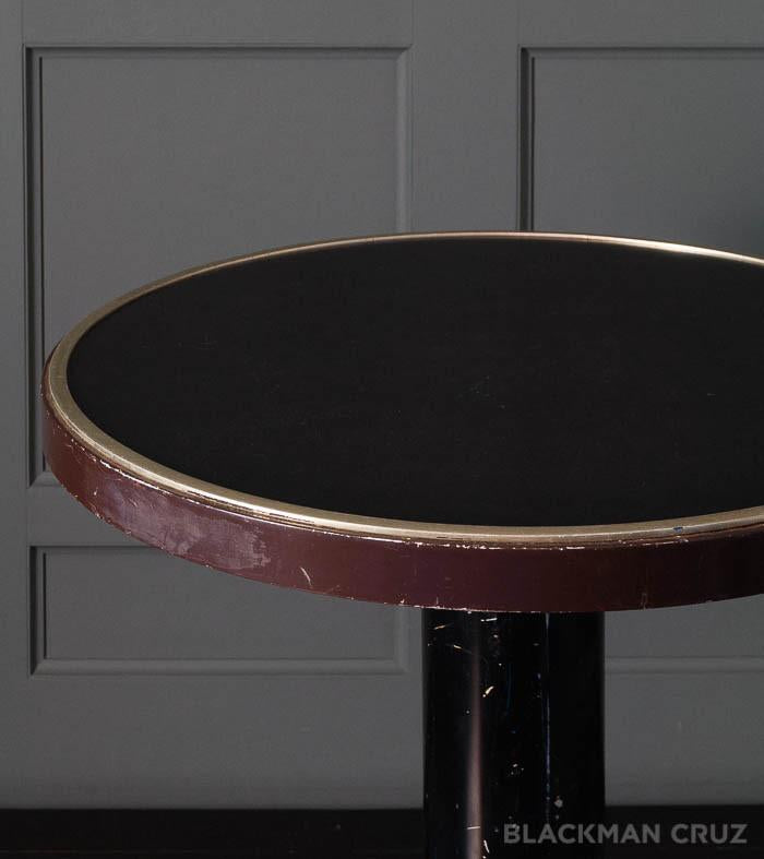 SS United States, 1st Class Smoking Room Pedestal Table