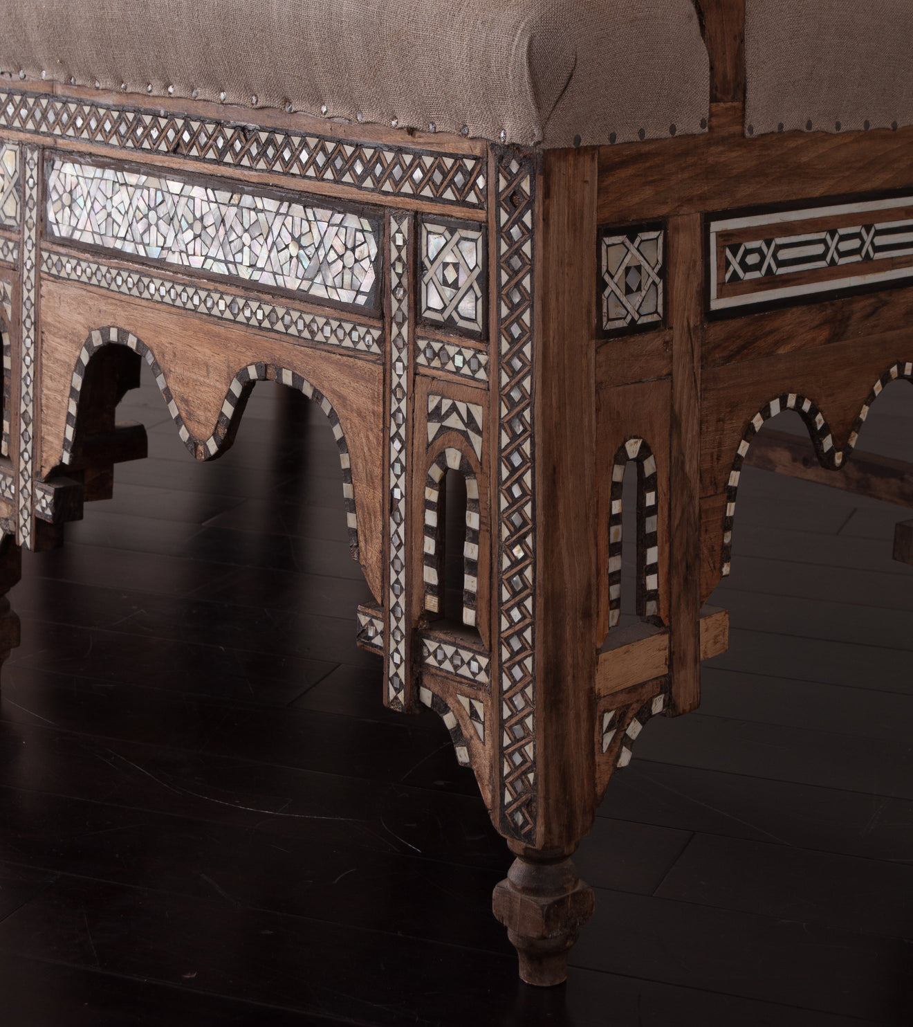 Syrian Marquetry Armchairs