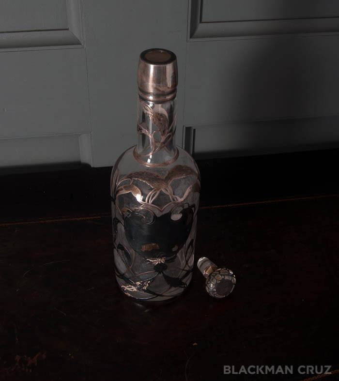 Silver Overlay Bottle