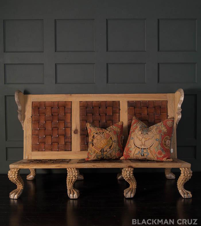 'Umberto' Wingback Sofa by Mike Diaz