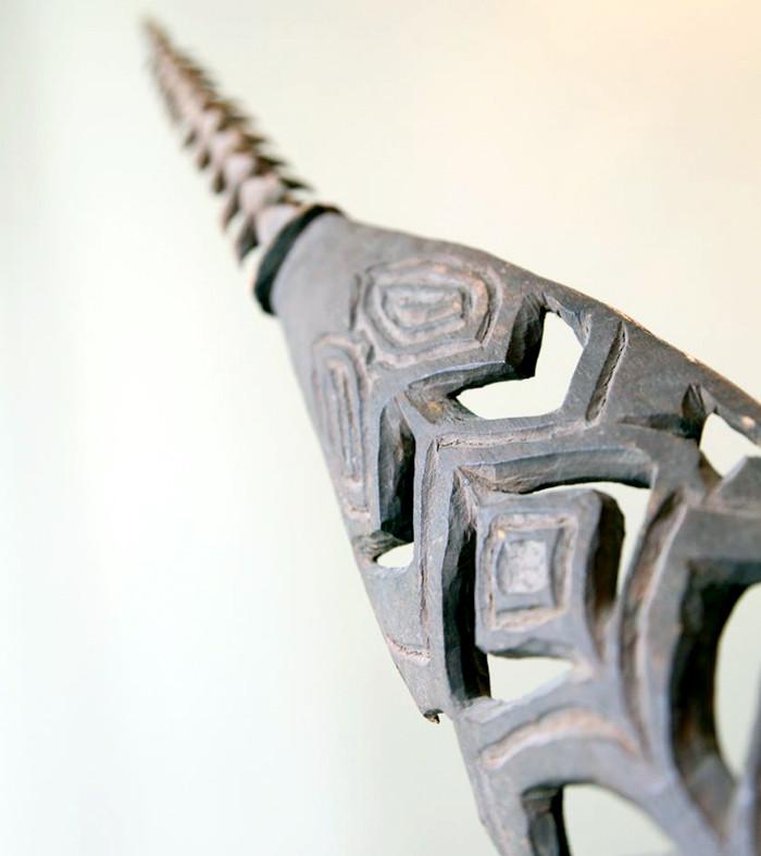 Papua New Guinea Carved Spear