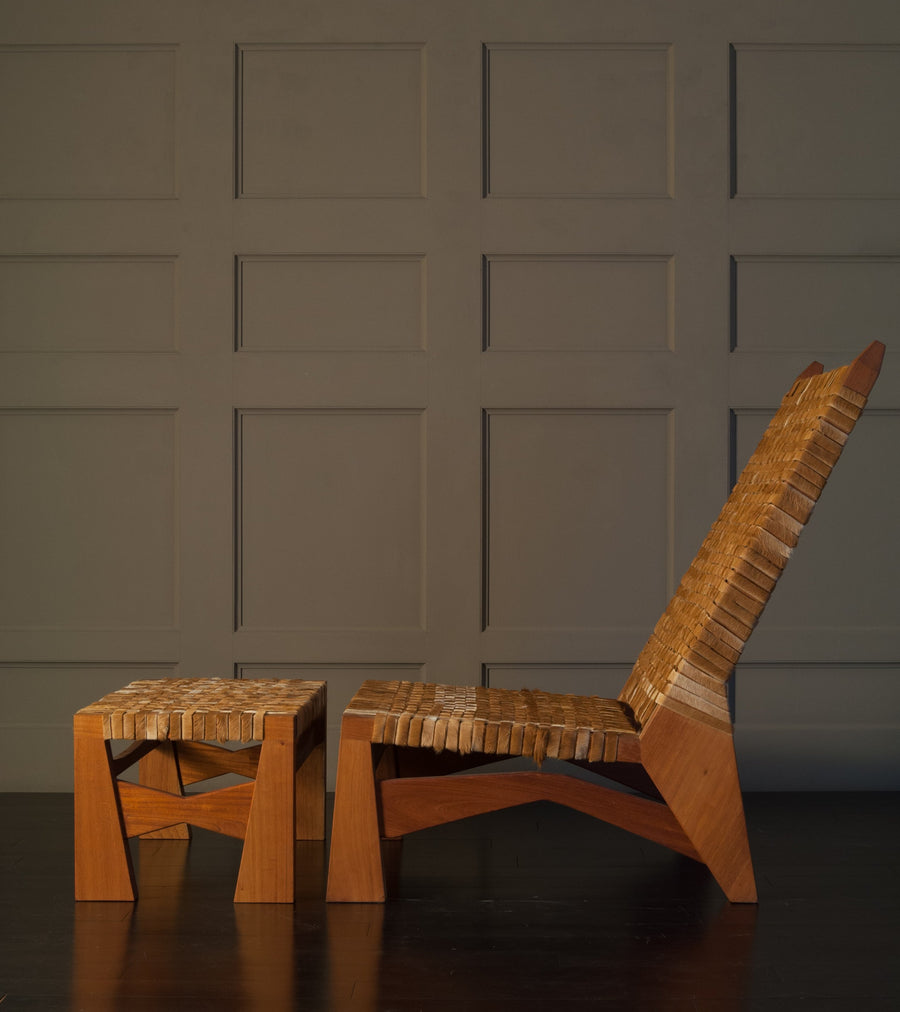 Chair and Ottoman by Thierry Jeannot