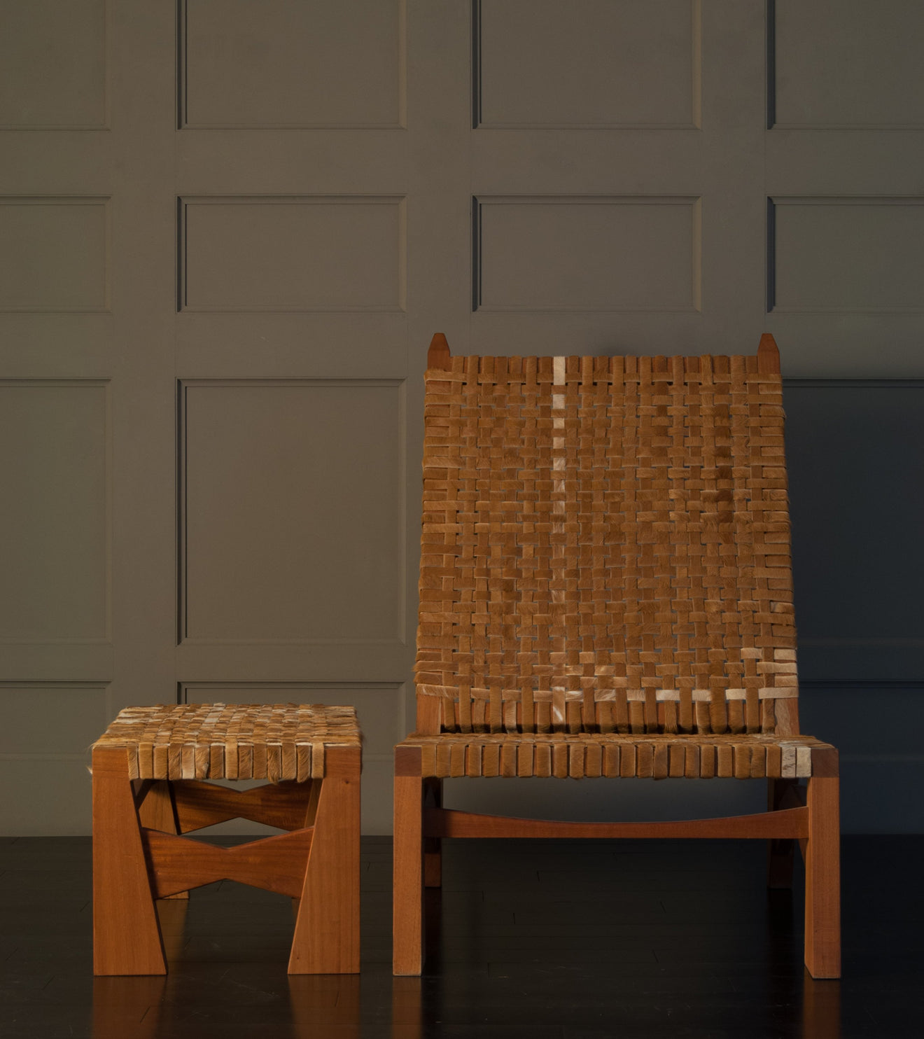 Chair and Ottoman by Thierry Jeannot