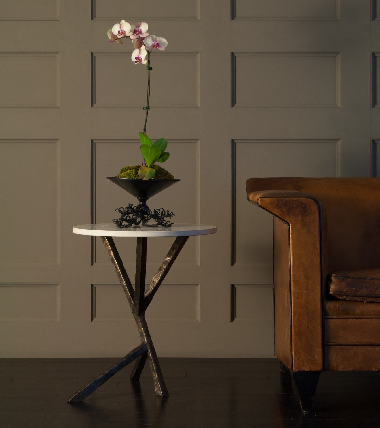 Round Top Side Table by Thierry Jeannot