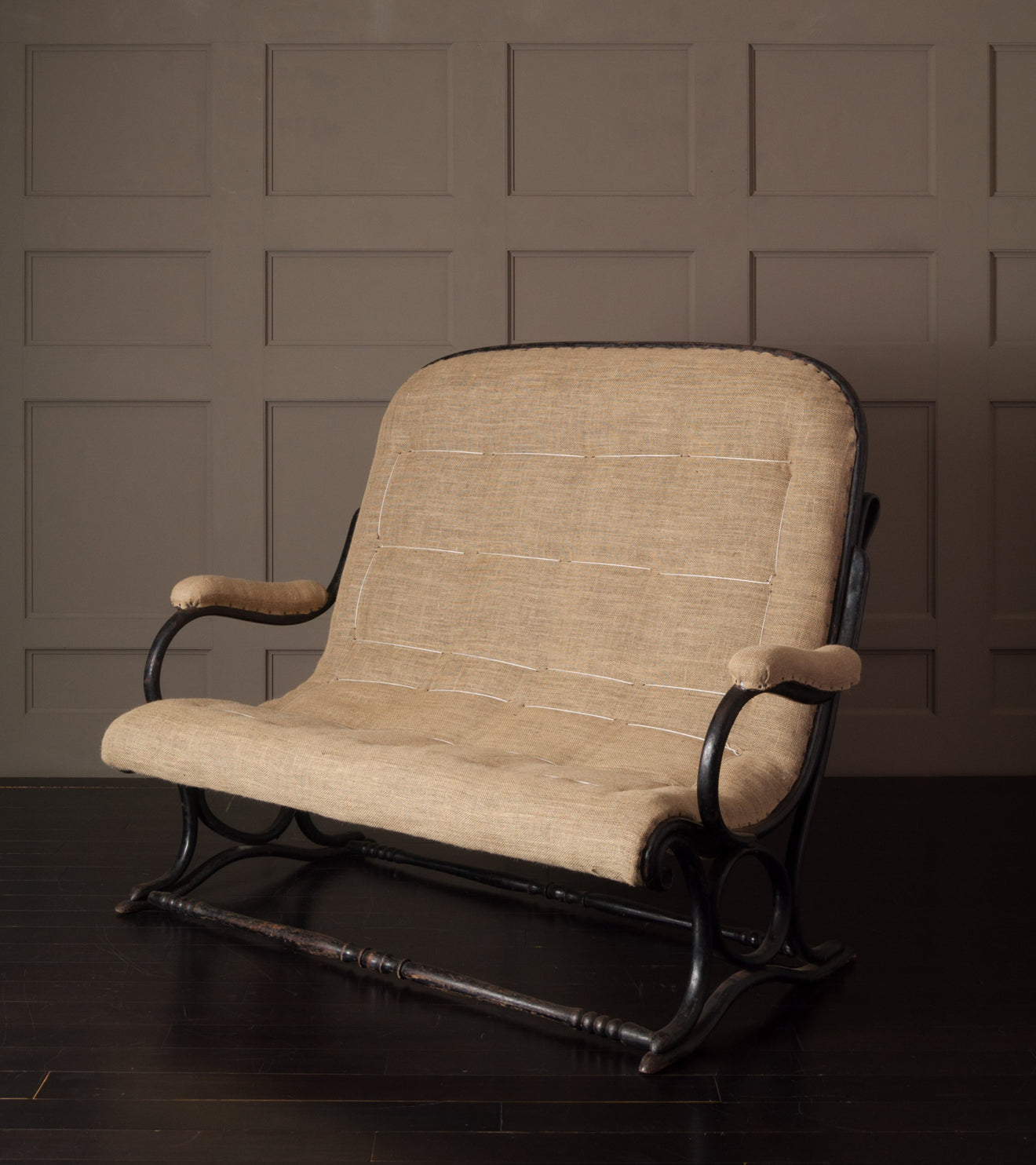 Thonet Upholstered Bentwood Bench