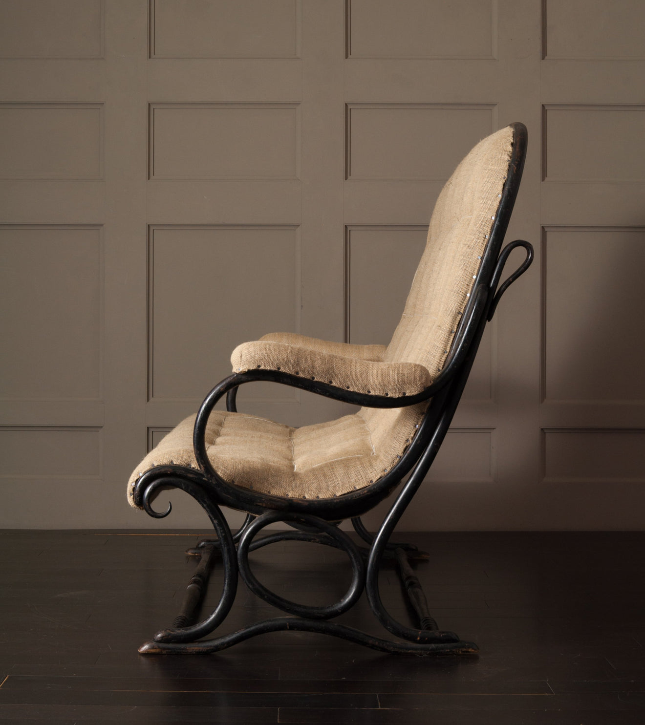 Thonet Upholstered Bentwood Bench