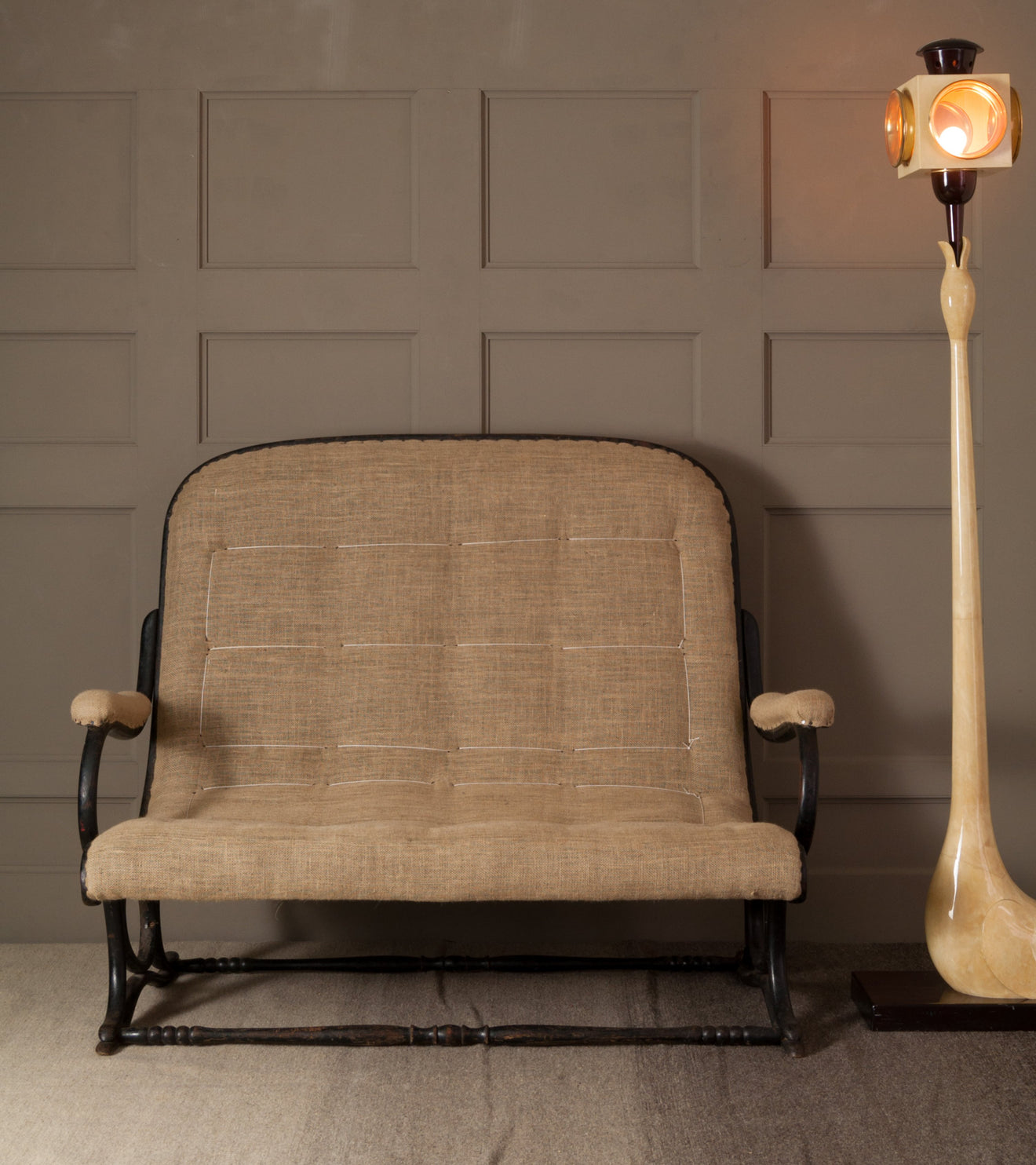 Thonet Upholstered Bentwood Bench