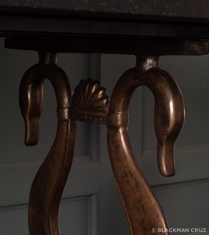 Table with Swan Detail