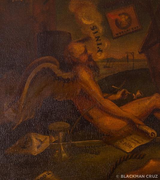 The End of All Things, Unsigned, in the manner of William Hogarth