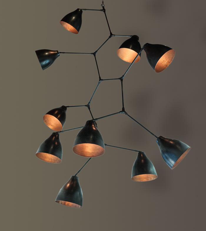 6 ft Articulated Branch Hanging Light by Thierry Jeannot