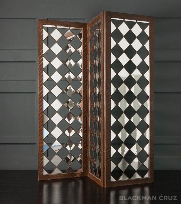 Mexican Three-Panel Lozenge Screen