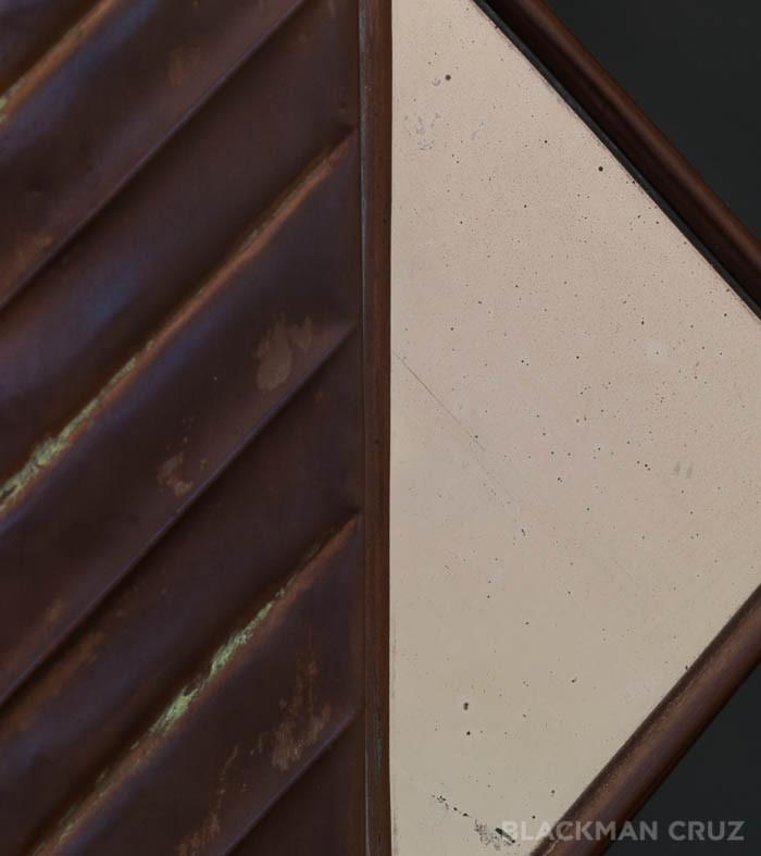 Mexican Three-Panel Lozenge Screen