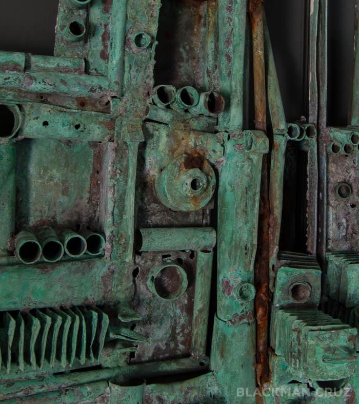 Verdigrised Industrial Sculpture