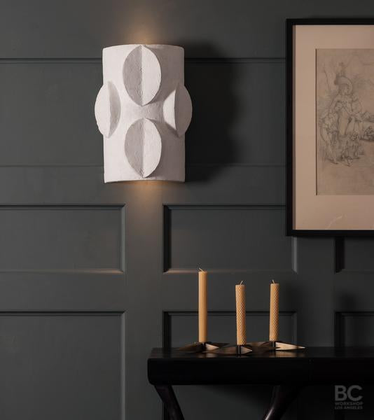 Wedge Sconce, plaster