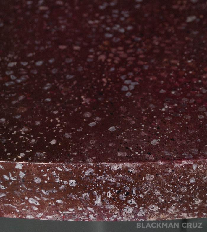 Polychromed Demilune Talon Console